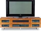 BDI Avion Series 8529 / 8539 77-wide lowboy audio/video cabinet Cherry