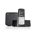 Gigaset SL400A High End Schnurlostelefon (4,6 cm (1,8 Zoll) TFT-Farbdisplay, Anrufbeantworter, USB-Anschluss, Bluetooth) metall / schwarz