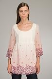 Juicy Couture Ombre Salt Water Silk Print Tunic
