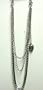 3 Strand Dangling Skull Wallet / Jeans Chain Jean