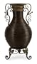 23" Decorative Leaf Urn / Flower Vase Table Top Accent