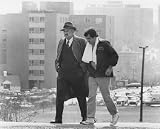 The Exorcist 12x16 Matte B&W Photo (Jason Miller Lee J. Cobb)
