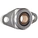 Spyraflo HF3-16M-B Self-Aligning, SAE-840 Oil Impregnated Bronze Bearing With Aluminum 2-Bolt Hole, 16 mm Inner-Diameter Housing-Flange