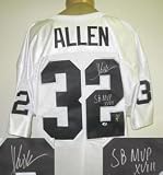 Marcus Allen Signed Oakland Raiders White Wilson Jersey - SB MVP