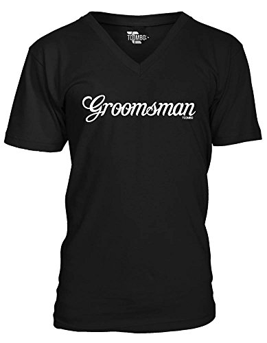 Groomsman Men's V-neck T-Shirt Tee