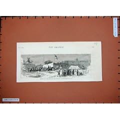 1884 Hochziehender Union Jack-Lord Wolseley Dongola Camp