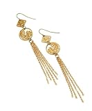 Primrose Hill E3292 Floral Open Work Tassel Earrings