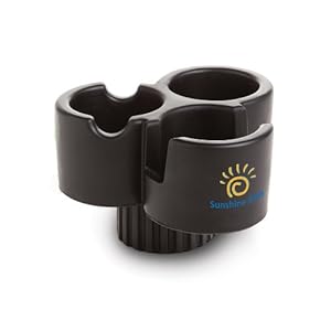 Sunshine Kids Trio Cup Holder Expander Black