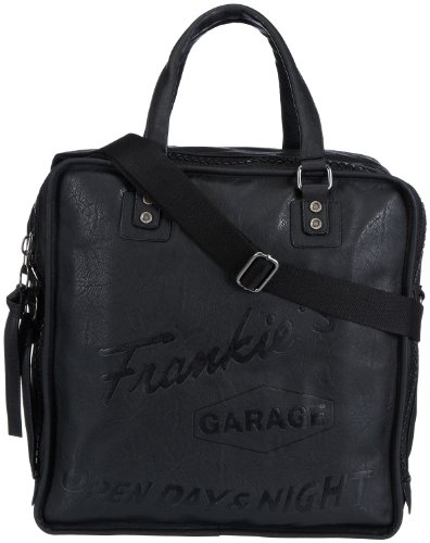  Frankie's Garage Record Bag, Sac à main adulte mixte - Noir - Schwarz (black 010), 40x40x20 cm (B x H x T) EU