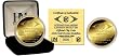 Nfl London Game San Diego Chargers Vs. New Orleans Saints Official Flip 24Kt Gold Coin