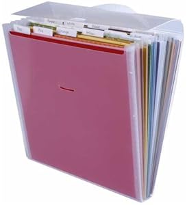 Amazon.com: Advantus Cropper Hopper Expandable Paper Organizer, Frost