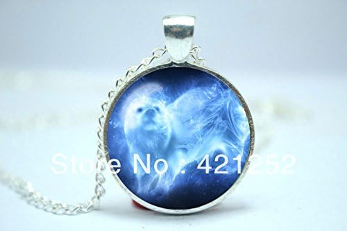 Pretty Lee 2015 Fashion Hermione'S Otter Patronus Harry Potter Necklace Glass Cabochon Christmas gift