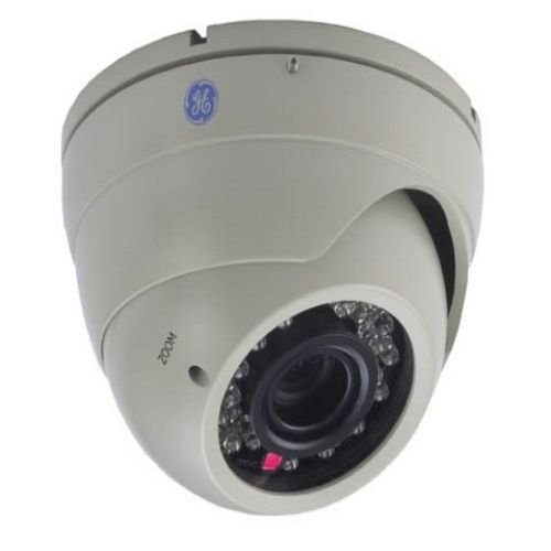 GE Security TVD-TIR-HR TruVision IR Dome Camera, 530 TVL Color, 3.5mm - 8.0mm AI Varifocal Lens, 20m IR Range, 12vdc only, IP66