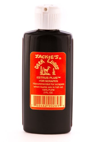 Jackies Deer Lures Estrus Plus with Flip Cap, 2-Ounce