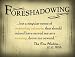 Foreshadowing Art Poster Print, 24x18