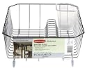 Rubbermaid Chrome Twin Sink Dish Drainer
