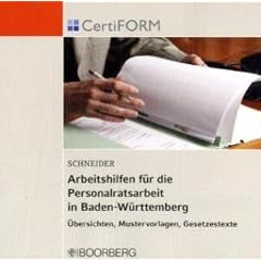 Arbeitshilfen f�r die Personalratsarbeit in Baden-W�rttemberg