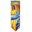 Men's Jerry J. J Garcia Neck Tie Rhino & Puppy Limited Edition Collection Forty-three Mulberry Neckwear