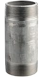 Stainless Steel 316/316L Pipe Fitting, Nipple, Schedule 40 Welded, NPT Male