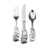 Oneida Cubby Bear 3-Piece Child Flatware Set