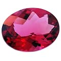 Large Pink Tourmaline 14x11 MM Oval Checkerboard Cut: 6.20 Carats!