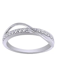 Sterling Silver White Diamond Fashion Diamond Ring (0.20 cttw, H-I Color, I2-I3 Clarity)