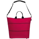 Solid Red Reisenthel Expandable Travel Bag - Two bags in one