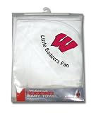 Wisconsin Badgers Hooded Baby Towel (White)
