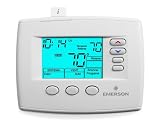 White-Rodgers 1F85ST-0422 White Blue Selecto Spanish Universal 5/1/1 or 5/2 Day Programmable Digital Thermostat