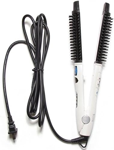 Jolia Professional Hair Straightener Flat Irons &amp; Hair Curling Irons &amp; Hot Hair Brush 3 in 1 Dual Voltage (White)