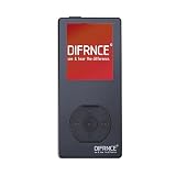 Difrnce MP 1800 Tragbarer MP3-Player mit Videofunktion. FM-Radio & SD-Kartenleser 1.8 Zoll Display 1 GB schwarz