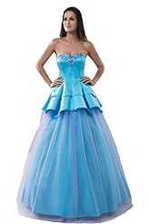 Peplum Satin/Tulle  Dress