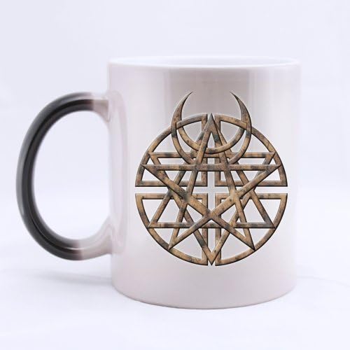 Kingdom Hearts Pattern Customized Design Morphing Mug Coffee Mug Creative Milk Mug Personalized Tea Cup 11OZ by BOLALA Morphing mug