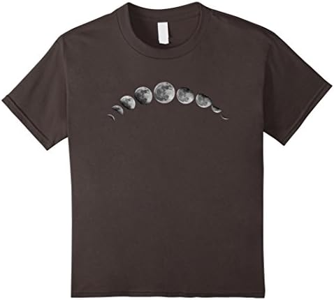 Kids Moon Phases Shirt 8 Asphalt