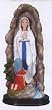 Luciana Collection - Statue - Our Lady of Lourdes - Poly Resin Statues on Dark Base - 5in.
