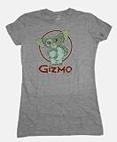 TS297-00 Gremlins Athletic Gizmo Movie Vintage Style Juniors Babydoll T-Shirt