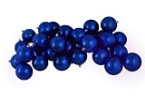 32ct Shiny Royal Blue Shatterproof Christmas Ball Ornaments 3.25 (80mm)