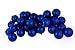 60ct Shiny Royal Blue Shatterproof Christmas Ball Ornaments 2.5