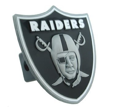 NFL Trailer Hitch Cover - Oakland Raiders
