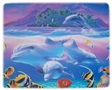 Hawaiian Dolphin Mouse Pad Tropical Treasures by Steve Sundram