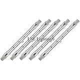 5Pack - J Type 118mm Double Ended 120 Volts 500 Watt T3 Halogen Bulb 120V 500W