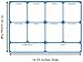 Large Magnetic Weekly Dry Erase Calendar Includes 8 Multi Colored Dry Erase Markers