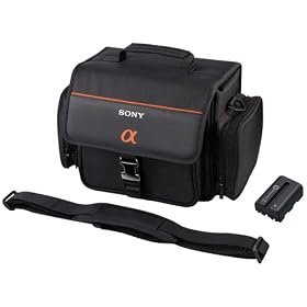 Sony ACC-AMFM11 Accessory Kit (Includes NP-FM500H Rechargeable Battery Pack and LCS-SC11 Case) for the Sony Alpha Digital SLR