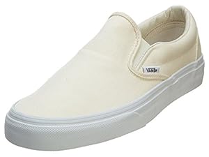 Vans Unisex Classic Slip-On White Skate Shoe 11.5 Men US