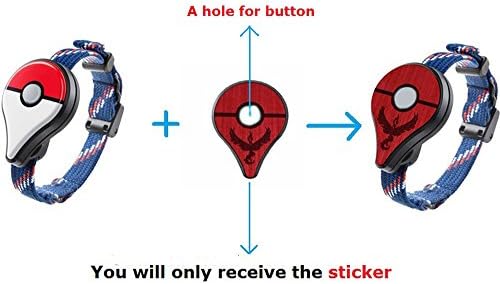 COOFIX® PRE ORDER Pokemon GO Plus Valor Red Cover Skin Sticker Accessory