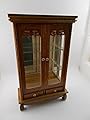 Small Vintage Teak Wood Cabinet Craft Handmade Carved Thai Cupboard Furniture