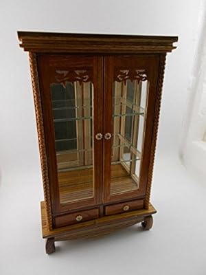 Small Vintage Teak Wood Cabinet Craft Handmade Carved Thai Cupboard Furniture