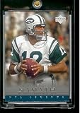 2000 Upper Deck Legends Joe Namath New York Jets #51 Football Card - Mint Condition - In Protective Display Case