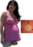 Embroidery Top Tankini - Maternity Swimwear