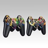 Mario and friends Design Skin Decal Sticker for the PS2 (Playstation 2) Controller (2pcs in 1)
